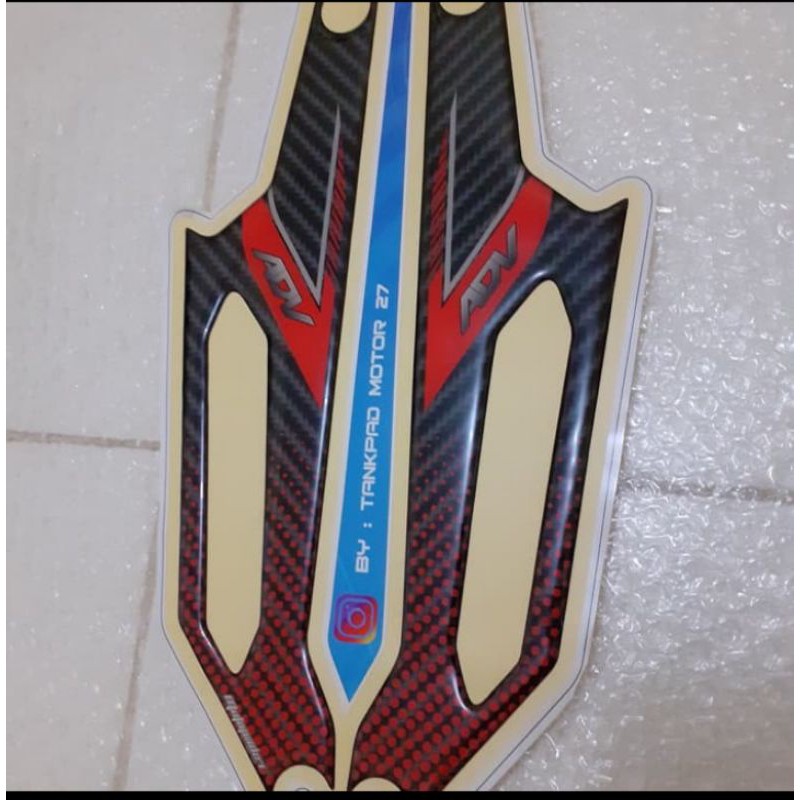 Sticker Stiker Timbul Resin Footstep Honda Adv 150