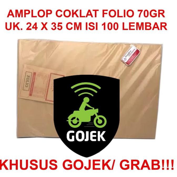 

✻✦Star Seller Amplop Coklat Folio >@
