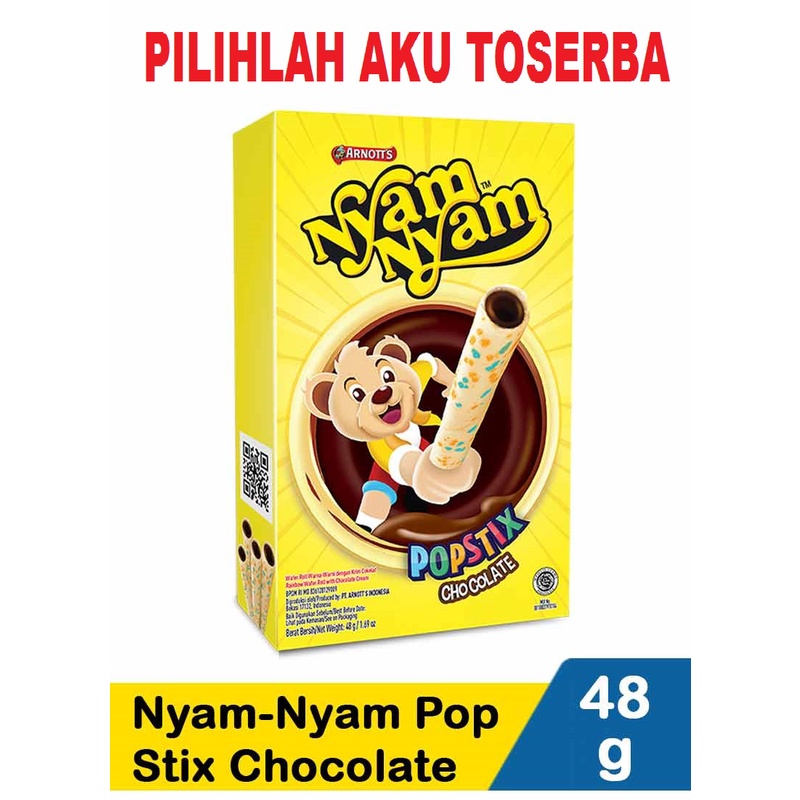 Arnott's Nyam Nyam POPSTIX / POP STIX CHOCOLATE 48 gr - (HARGA SATUAN)