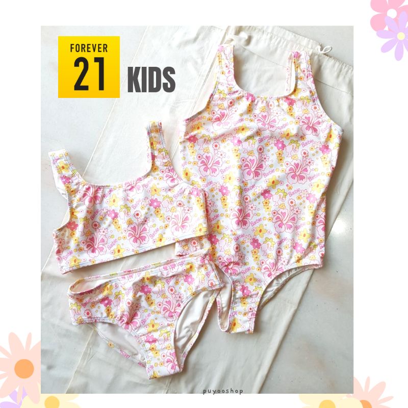 FOREVER 21 KIDS Barbie Swimwear | Baju renang anak