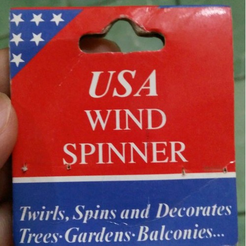 Wind Spinner motif bendera amerika / gantungan angin