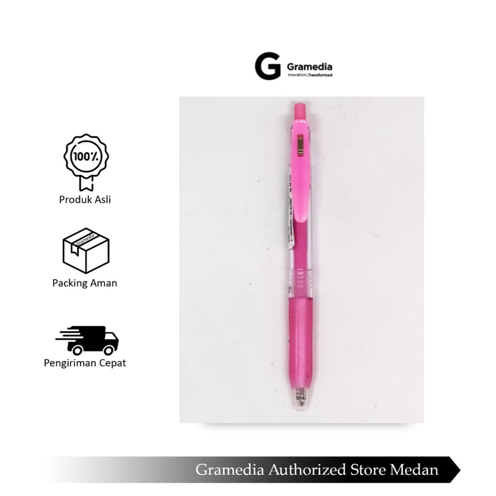 

Gramedia Medan - ZEBRA SARASA CLIP 1.0 SHINY S PINK