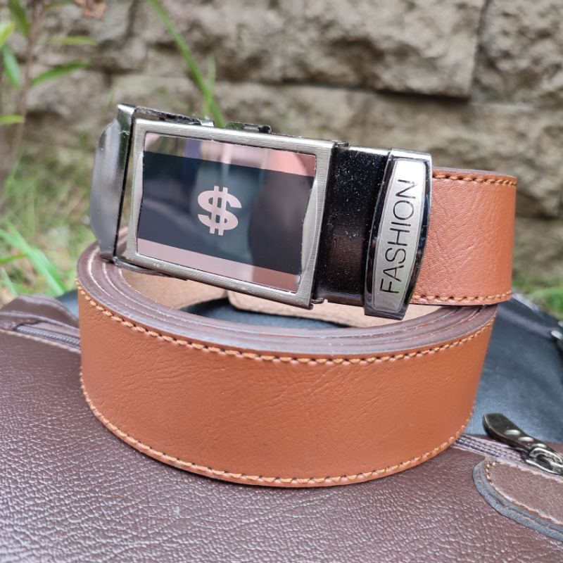 Spesial Jumbo | Ikat Pinggang Pria Big Size 145 Cm | Sabuk Pria Panjang 145 Jepit