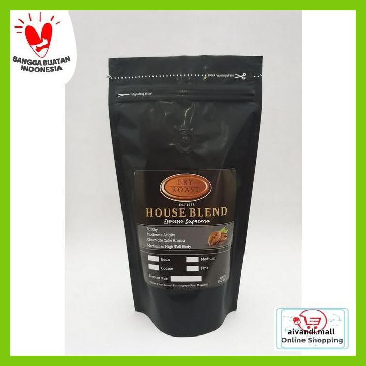 

57Ryr66- Kopi Arabika/Robusta Blend Espresso Supremo (Biji/Bubuk) 250 Gram - Biji T7Tfhty-