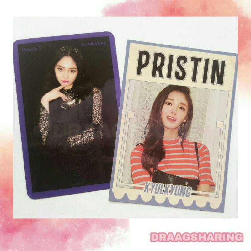 kyulkyung / jieqiong photocard pc pristin pristin v
