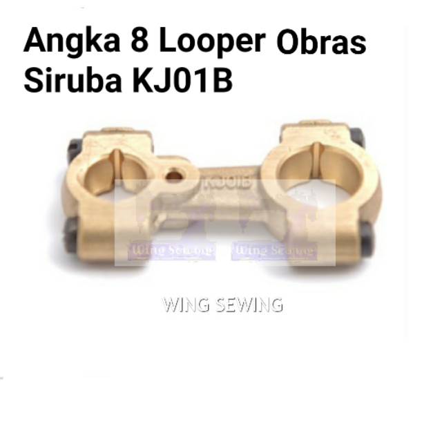 KJ01B SIRUBA Angka 8 Delapan Looper Mesin Jahit Obras Industri