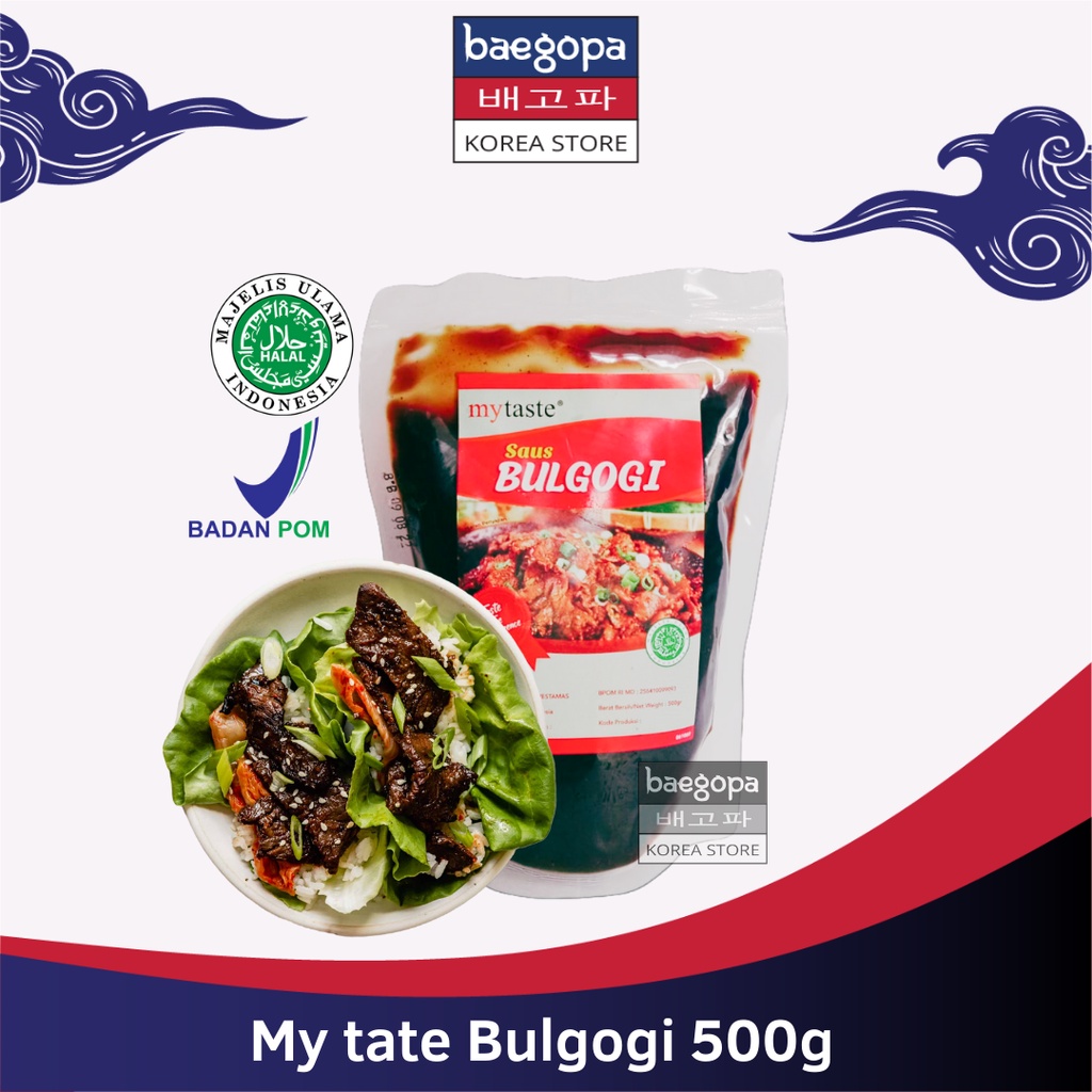 

MY TASTE Bulgogi Sauce BBQ Korea 500 g Halal | Bumbu Bakar & Marinasi Daging