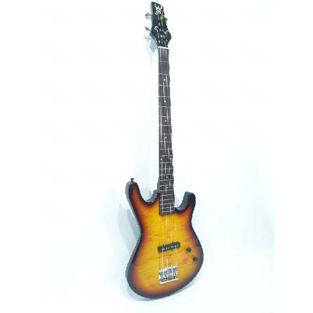 Bass Elektrik Merk Fender Warna Sunburst Senar 4 Trusrod Buat Pemula Belajar Jakarta Murah Listrik