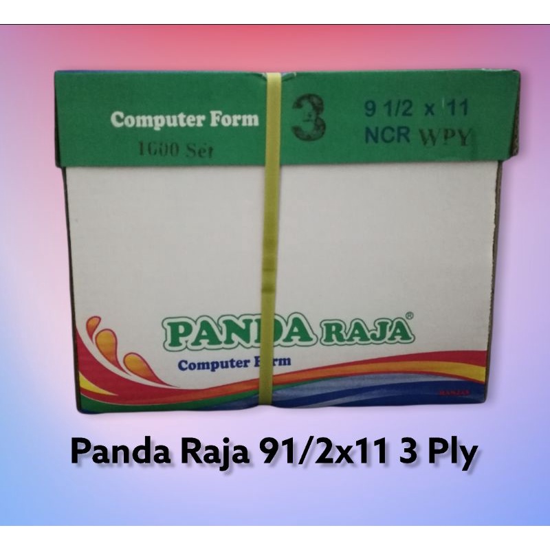 

PANDA RAJA kertas Continious form 91/2x11 3 Ply Ncr