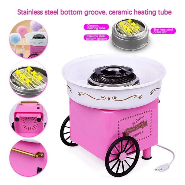 Cotton Candy Maker Besar / Mesin Gulali Kembang Gula Permen Kapas