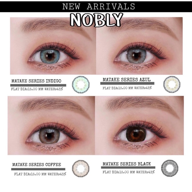 Jual Softlens Nobly Normal S D 150 Indonesia Shopee Indonesia