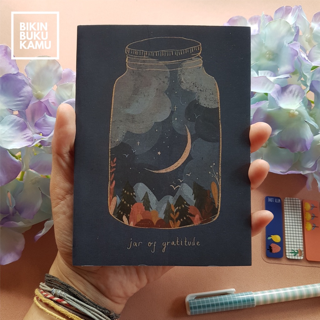 

[57gsm] A6 Notes Notebook Mini Saku Pocket Book Bookpaper Softcover Polos - Gratitude