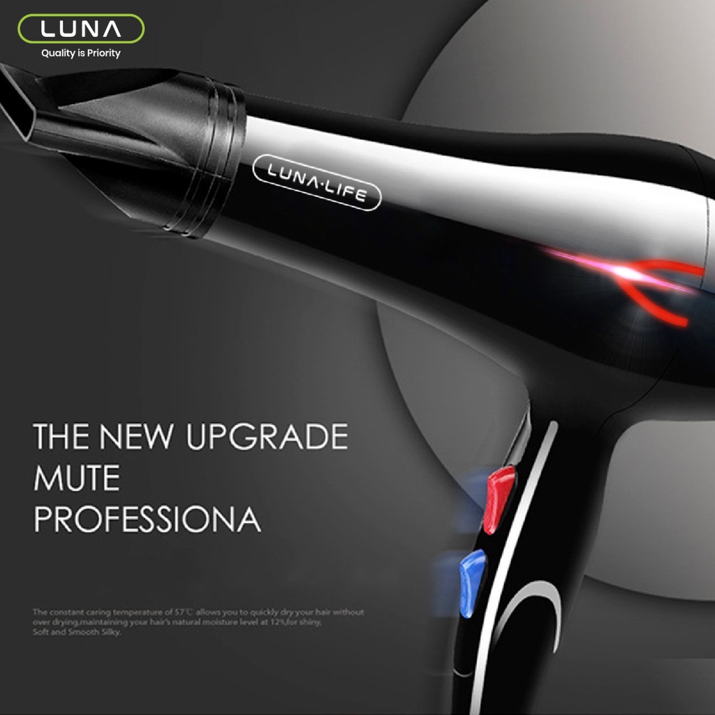 Lunalife Hair Dryer 850W Pengering Rambut Termurah Daya tinggi Garansi 3 Tahun Official