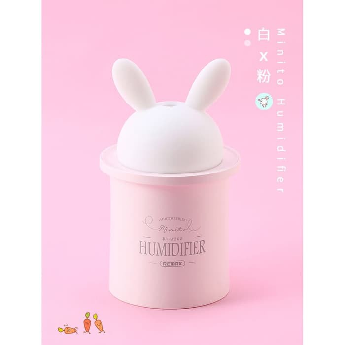 Remax Minito Series Humidifier RT-A260 - Cute Rabbit moisture Air Pendingin Ruangan Pelembab Udara