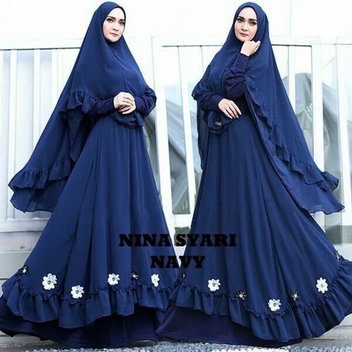GAMIS ZULAICHA SYARI JUMBO MAXMARA JAGUAR PREMIUM LEBAR BAWAH 4METER BUSUI KHIMAR I.66781537.1345122