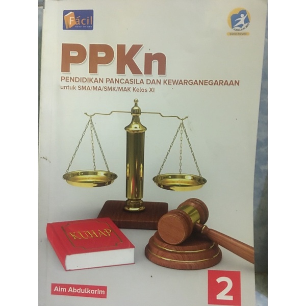

Buku PPkn kelas 2 Facil