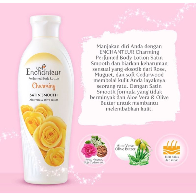 Enchanteur hand &amp; body lotion 200ml+50ml