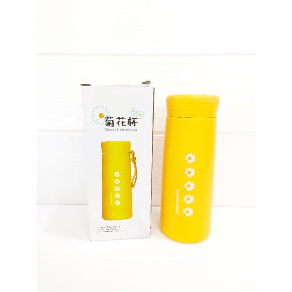 BOTOL MINUM KACA DAISY 450ML / BOTOL MINUM KACA / BOTOL KACA