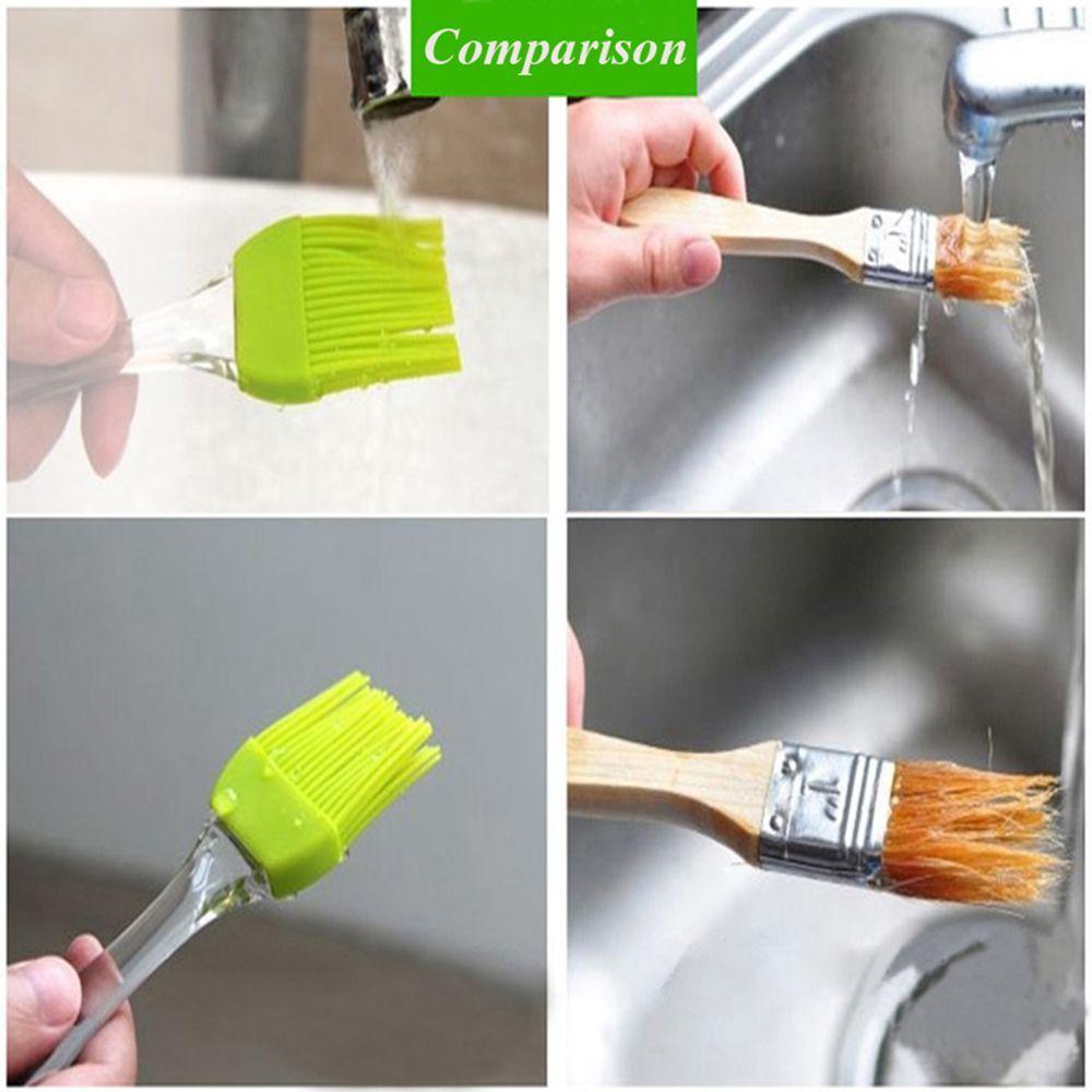 [Elegan] Baking BBQ Aksesoris Sili Aksesoris Dapur Gadget Pastry Brush Baking Bakeware Basting Brush Alat Masak