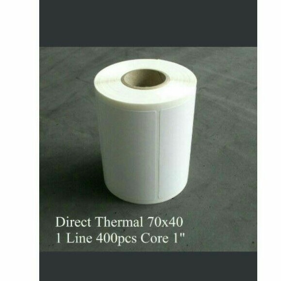 

label barcode thermal 70x40 1line 400pcs gap2mm core 1