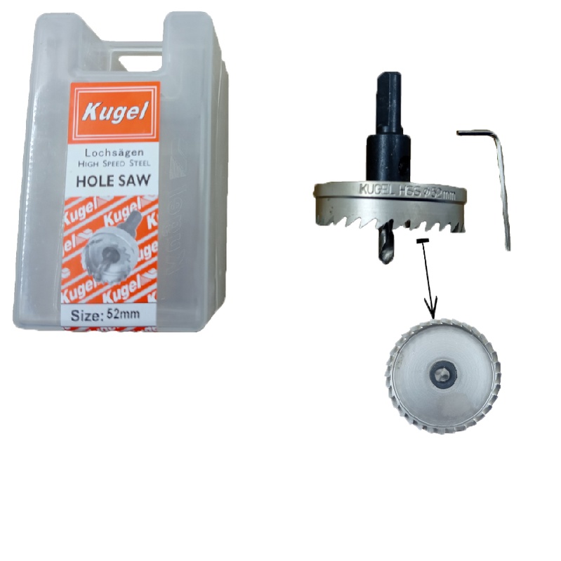 Hole Saw Besi 52mm / HoleSaw Besi 52mm / Mata Bor Besi 52mm KUGEL