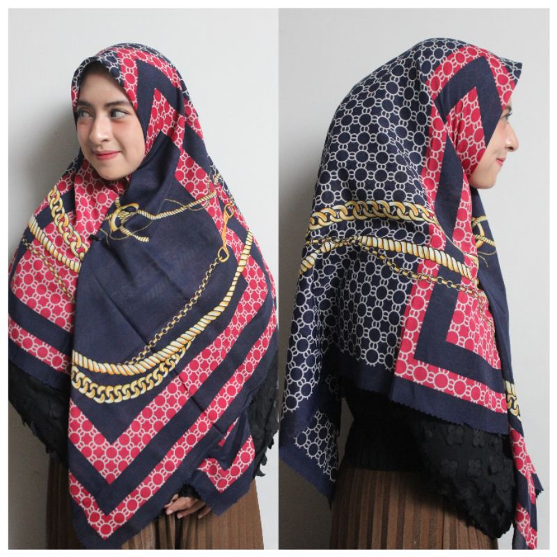 KERUDUNG SEGIEMPAT VOAL PRINTING SYARI PART 2-2.19
