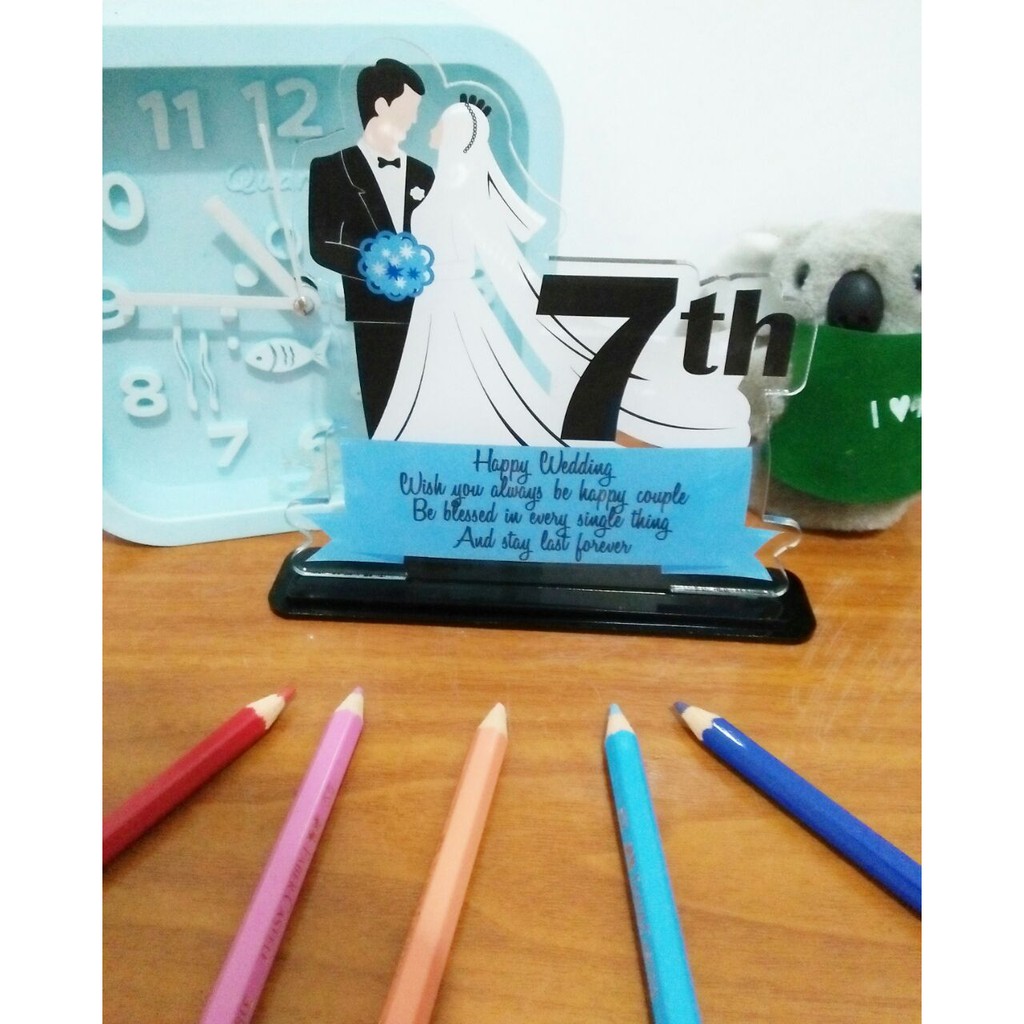 

Plakat Akrilik Custom 15 x 20 cm custom wedding