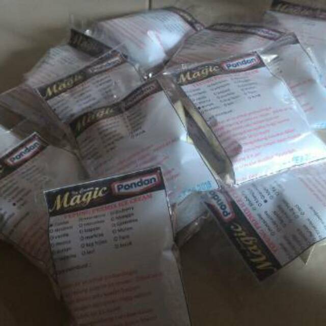 

Tepung es krim. Premix eskrim Pondan