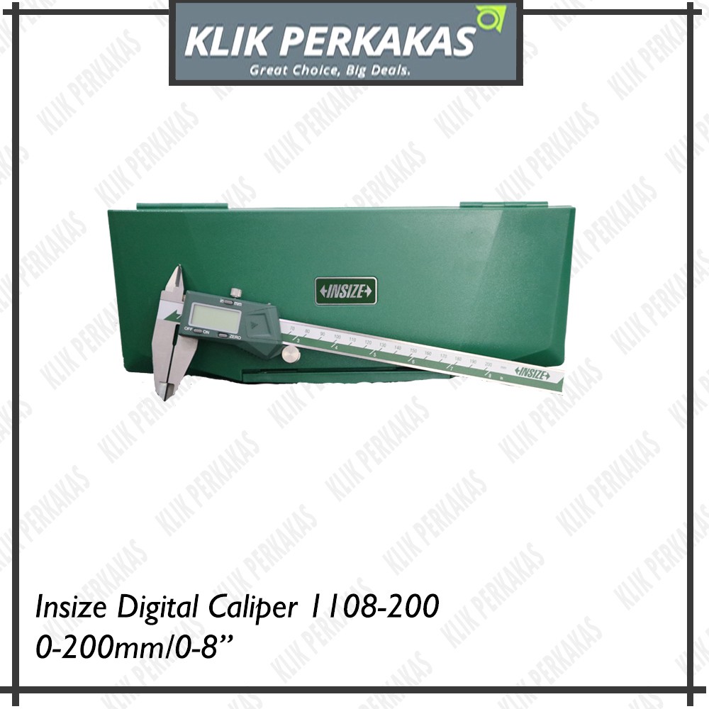 Jangka Sorong Digital INSIZE 1108-200 Digital Caliper 0-200mm