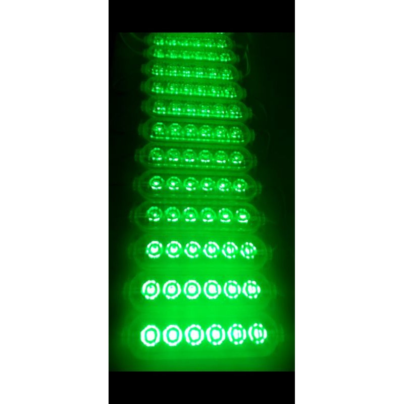 Lampu LED variasi ultrasonic 6 LED 12 volt 24 volt 3,5watt mobil motor