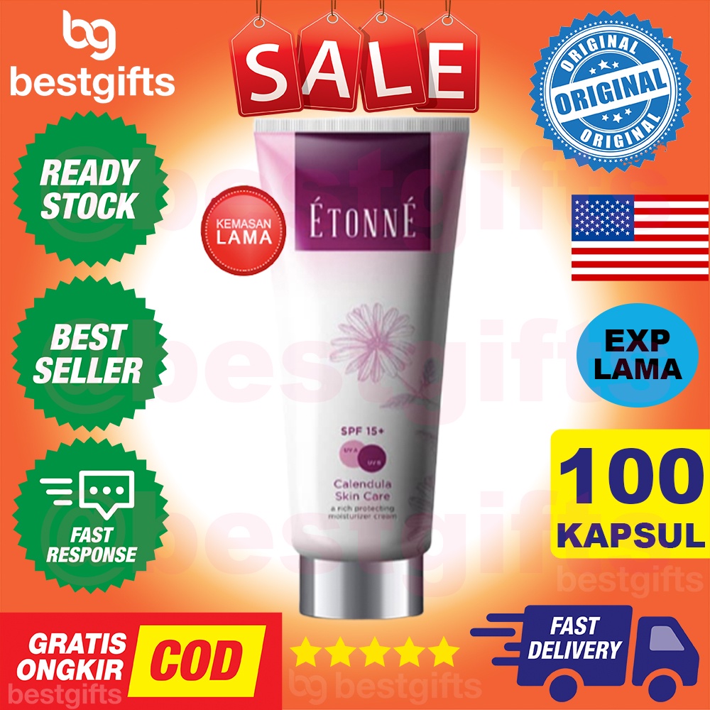 ETONNE E TONNE CALENDULA SKIN CARE CREAM ANTI BENTOL GIGITAN NYAMUK LUKA BAKAR IRITASI KULIT 100 ML