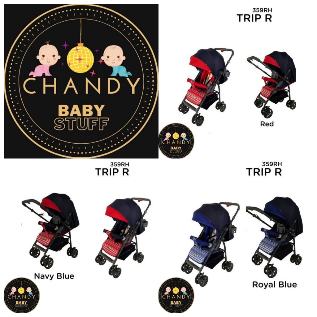 STROLLER BABY PLIKO TRIP R 359R BISA HADAP DEPAN BELAKANG