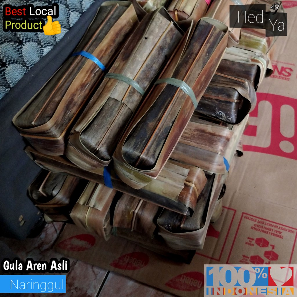 

Gula Aren 1kg Asli Kawung/Nira Bungkus Daun BERGARANSI UANG KEMBALI Grosir MINIMAL ORDER 15 KG
