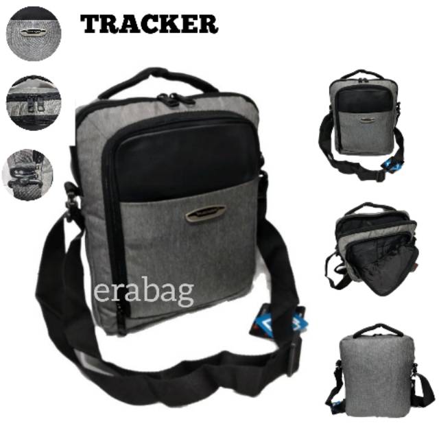 Tas selempang tracker Slim pria tas bahu tracker