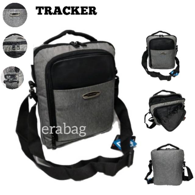 Tas selempang tracker Slim pria tas bahu tracker