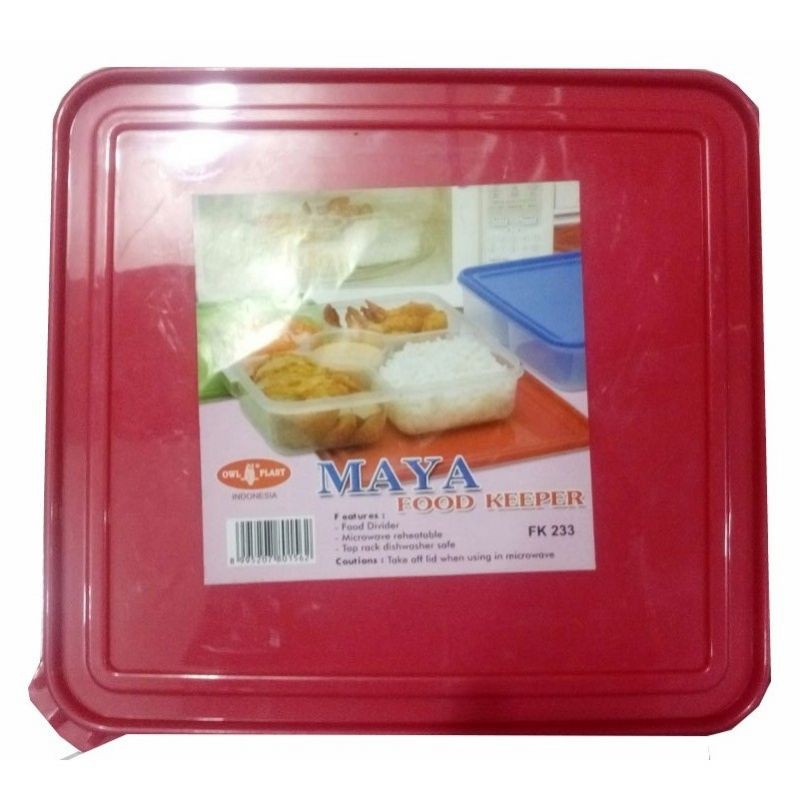 Lunch Box sekat 5 Maya Food Keeper Owl Plast FK233