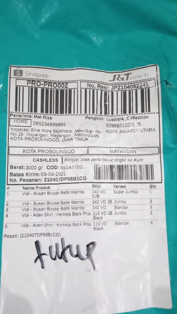 Vidi - Aden Shirt / Kemeja Batik Pria