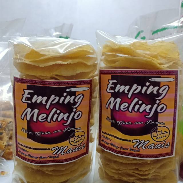 

Sekar_Shop07 Emping Melinjo Lebar Jumbo Manis Mentah 1/2Kg Oleh-Oleh Khas Limpung