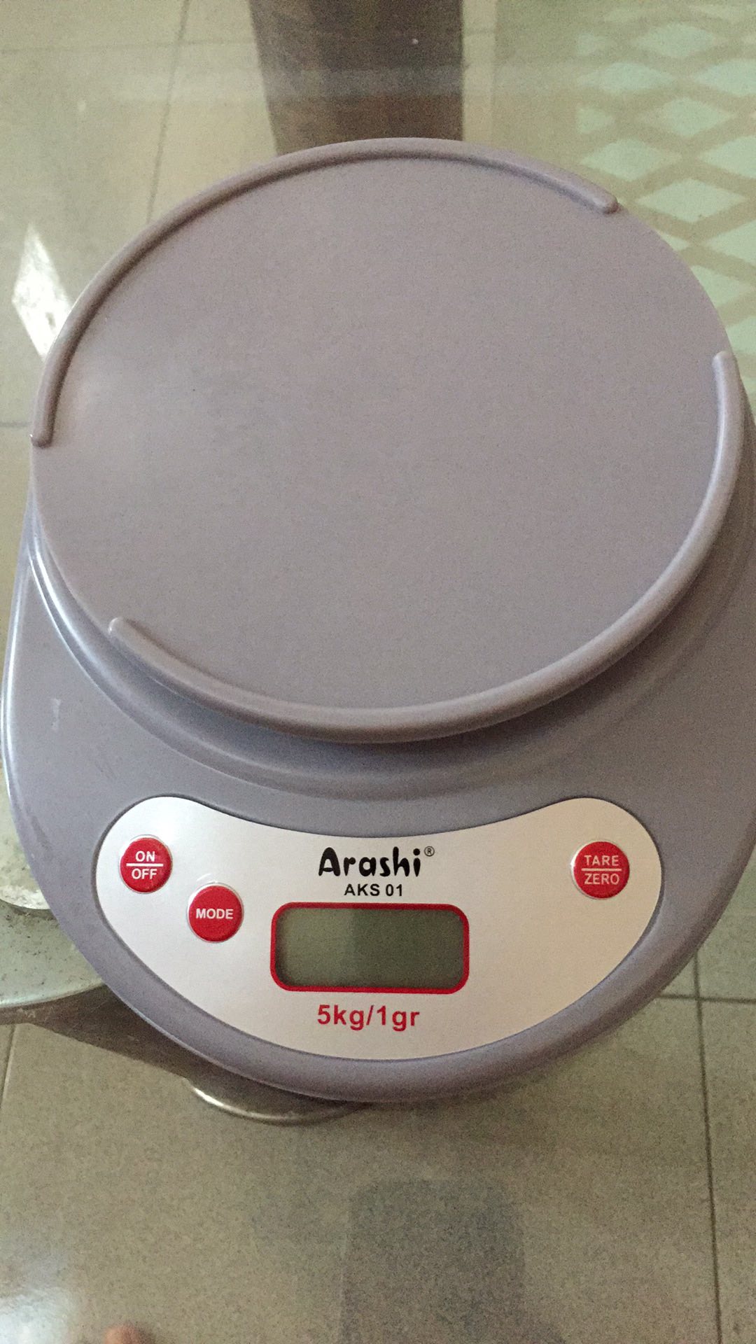 Timbangan Dapur Digital Kue Mangkok Mangkuk Bulat Arashi Aks01 Aks 01 5kg 5 Kg Kitchen Scale