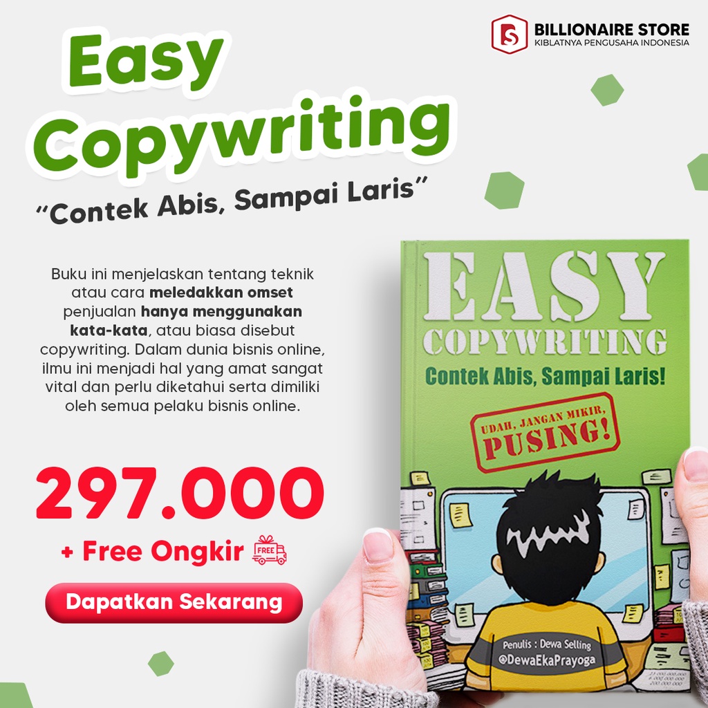 Asli Buku Easy Copywriting Karya Dewa Eka Prayoga