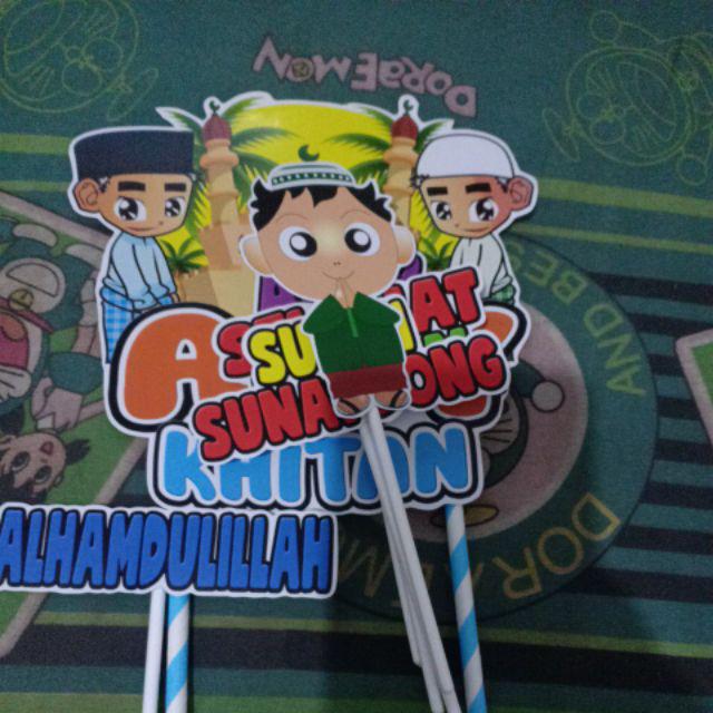 Topper Cake Event Khitan / Sunat