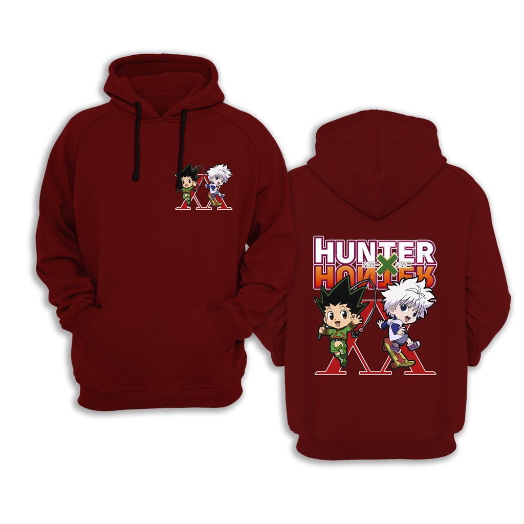 HOODIE ANIME ZOLDYCK GON HUNTER X HUNTER PREMIUM KATUN FLEECE