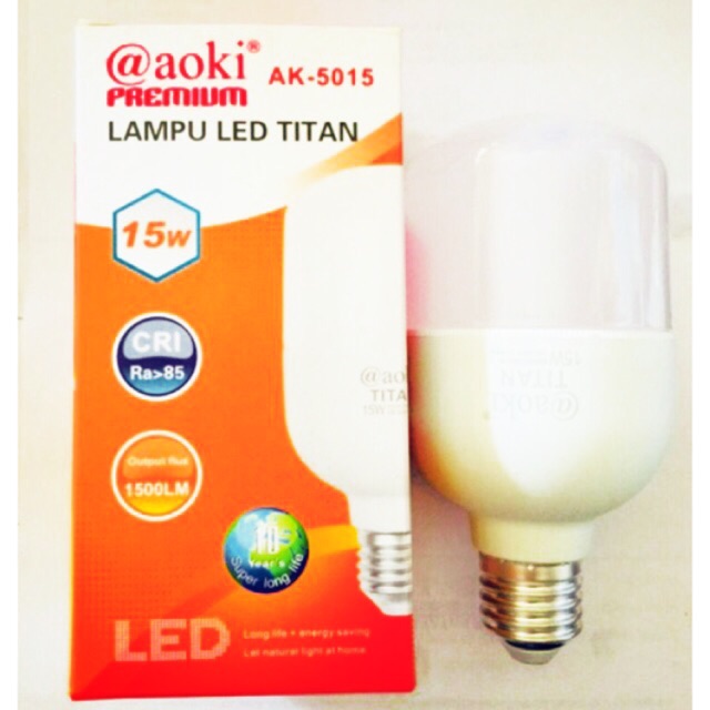 Lampu 15W Led Jumbo Titan aoki Premium