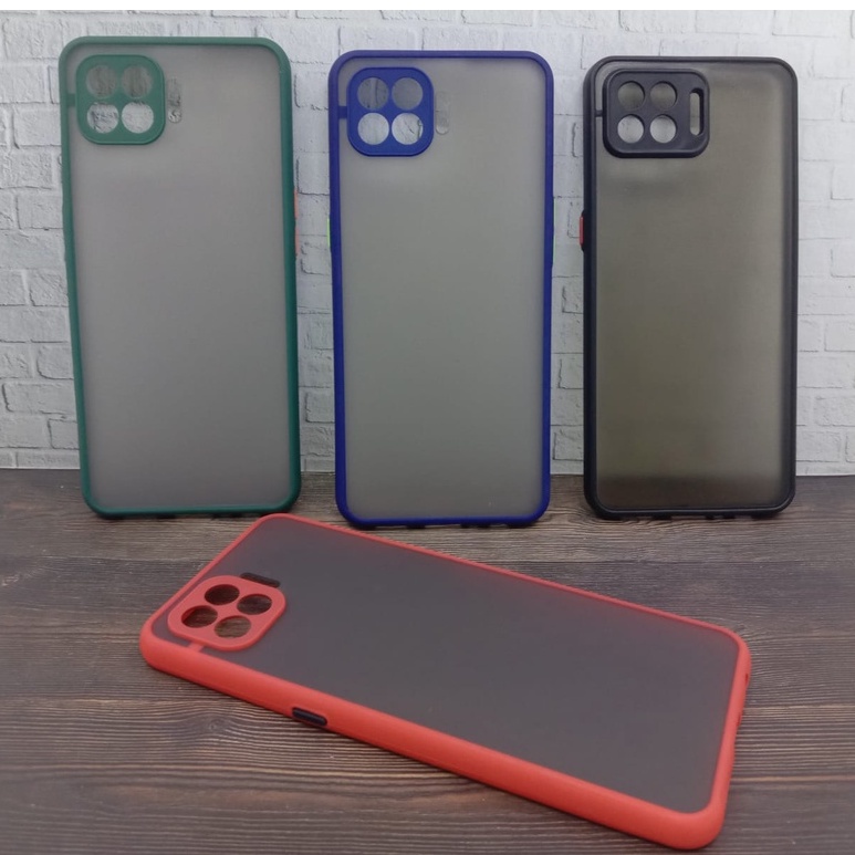 Casing Oppo Reno 4F Dove Matte Transparan Slim Fuze Macaron My Choice Case