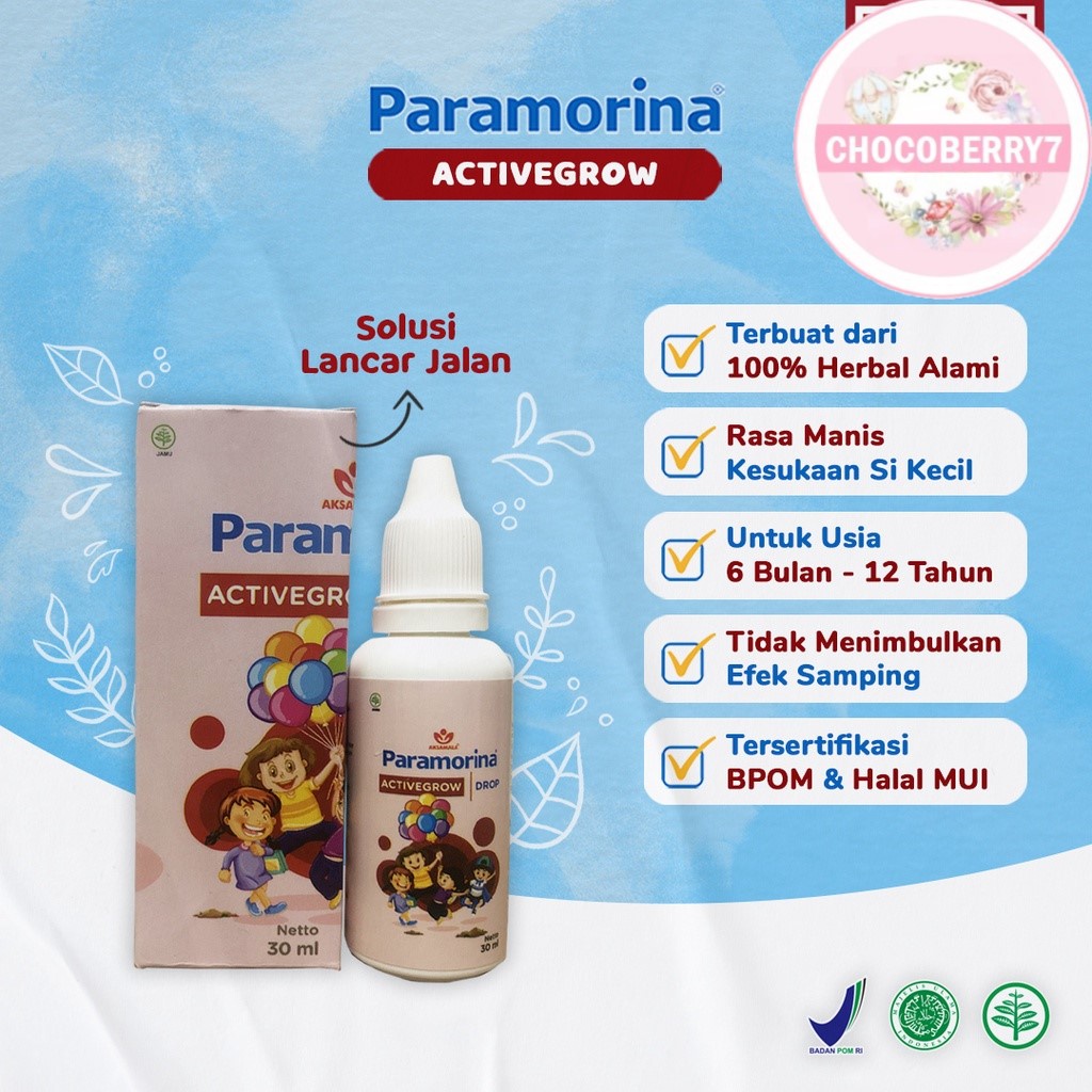 Paramorina Madu Tetes / Drop Herbal untuk Bayi  6 Bulan s/d 1 Tahun isi 30ml Vitabumin Madu Anak