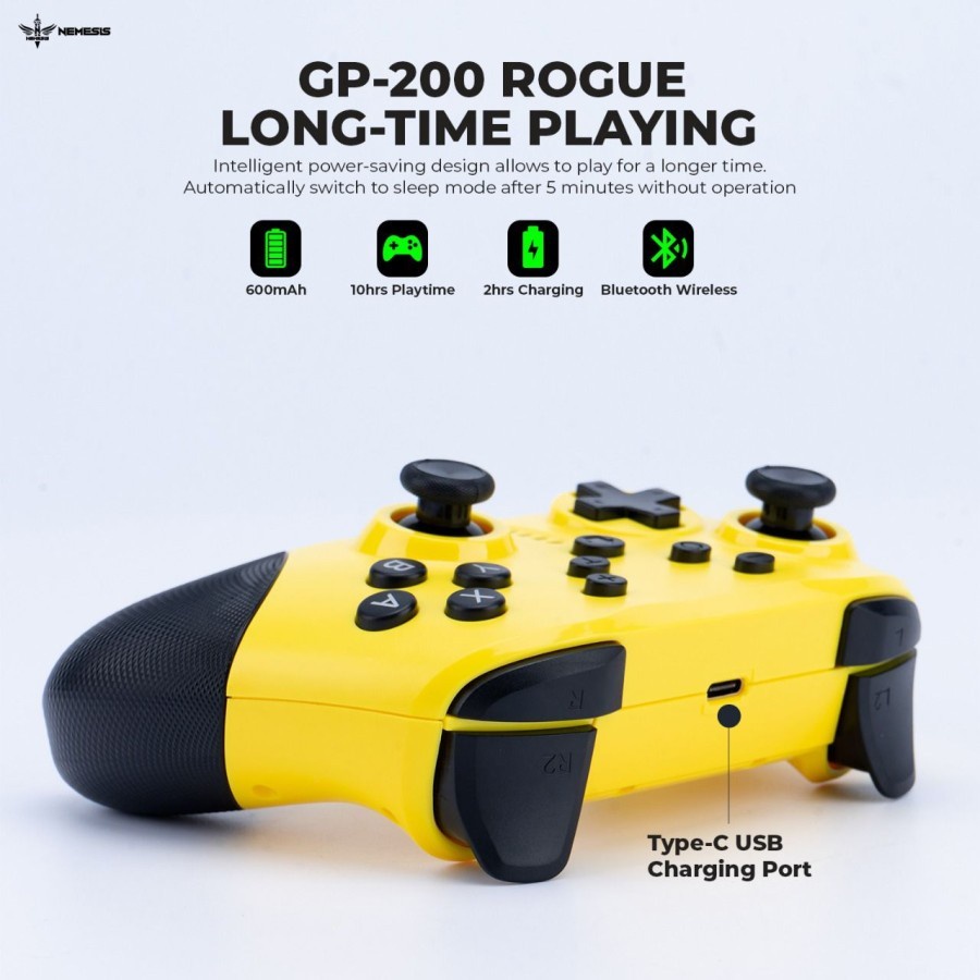 NYK GP200 / GP-200 Rogue Gamepad Bluetooth Dual Mode Gaming Controller