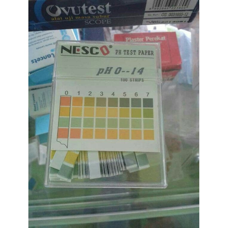 KERTAS PH NESCO - PH PAPER - LAKMUS KERTAS UNTUK MENGETAHUI KADAR AIR (ASAM, BASA)