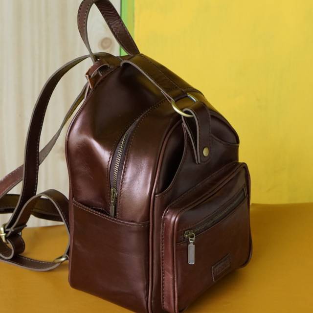 Lecari Lexi Backpack Tas Ransel Punggung Wanita Kulit Asli Leather