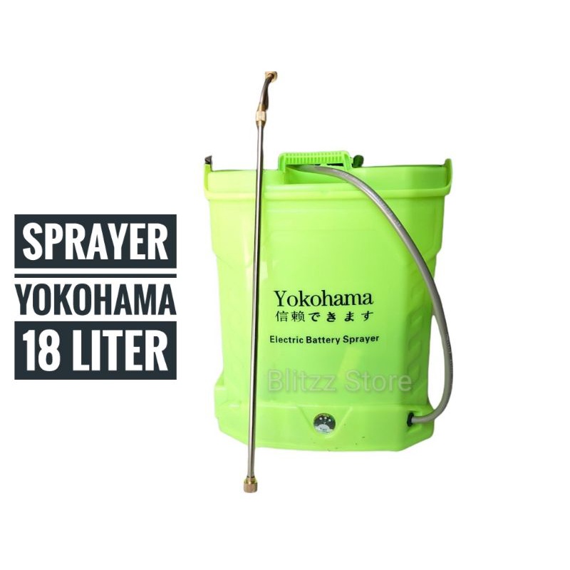 Tangki Semprot YOKOHAMA 18Liter Elektrik - Tengki Semprot Desinfektan Hama Tanaman