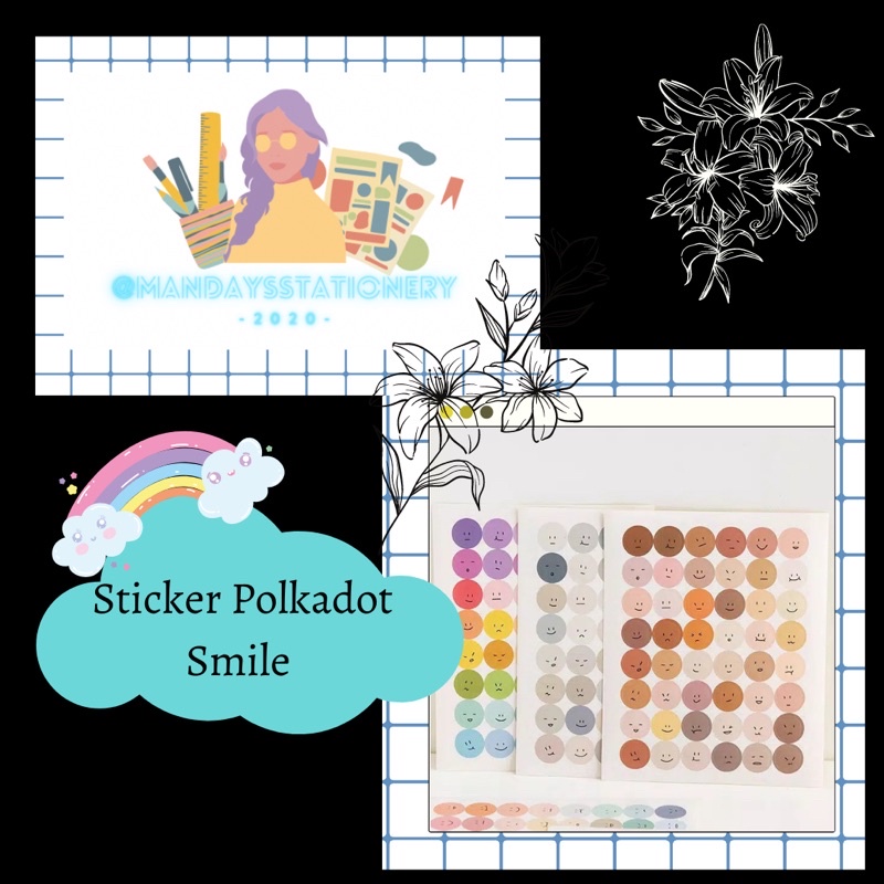 

Sticker Polkadot Smile